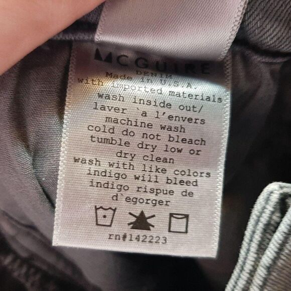 McGuire Denim Shore Leave Skinny sz 28 - Picture 6 of 6